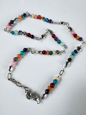 JOHN HARDY Sterling Silver Chain Necklace With Glass Stones
